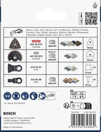 Bosch flīzēšanas komplekts 4 gab.